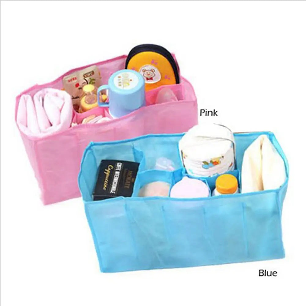 Tragbare Wickeltasche Flaschenaufbewahrung Multifunktionale separate Tasche Windel Umhängetasche Babytasche Windel-Organizer