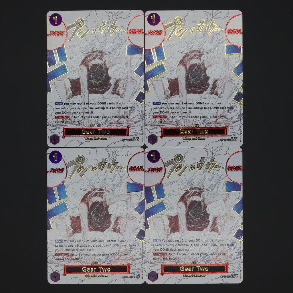 One Piece TCG OPCG English Manga Event Card Set Gear 2 DDM GGG Ground Death Frighten Me OP09 OP10 OP11 OP12 OP14 Goldprägung