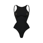 2026 2tlg. sexy Damen-Badeanzug, einteilig, weibliche Bademode, unifarben, Biquini, hoch geschnitten, Monokini, Push-Up-Badeanzüge, Strandmode
