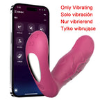 APP-gesteuerter Stoß-Vagina-Vibrator für Frauen, tragbares Höschen, G-Punkt-Klitoris-Vibrator, weibliches Masturbations-Sexspielzeug für Frauen