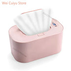 New Baby Wipe Warmer Heater Wet Towel Dispenser Napkin Heating Box Home/Car Use Mini Wipe Warmer Case Disinfecting Wipes