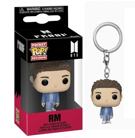 Funko POP Schlüsselanhänger Spielzeug Herren Team Cartoon V JUNG KOOK JIMIN Jin V J-HOPE Pocket Pop Schlüsselanhänger Vinyl Action Figur Sammlung Spielzeug