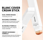 Foundation Stick Farbwechsel-Foundation mit abnehmbarem Pinsel Blanc Cover Cream Stick Farbwechselnde Basis Make-up mit hoher Deckkraft