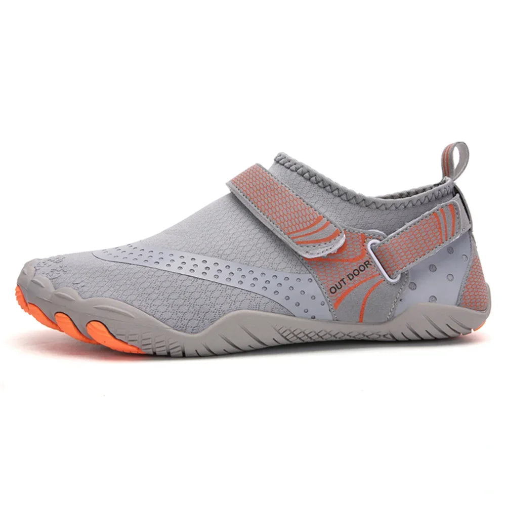 Herren Damen Wasserschuhe Schnell Trocknend Rutschfest Fünf-Finger-Schuhe Outdoor-Watschuhe Schwimmschuhe Barfuß Aquaschuhe Leichte Sneakers