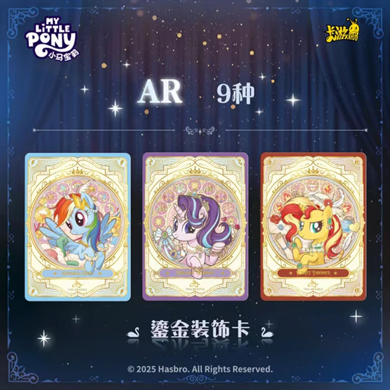 KAYOU Original My Little Pony Freundschaft ist ewig Sternentüte 2 Rhythmus Mond AR Vergoldete Dekoration ODER Sammelkarte Geschenk