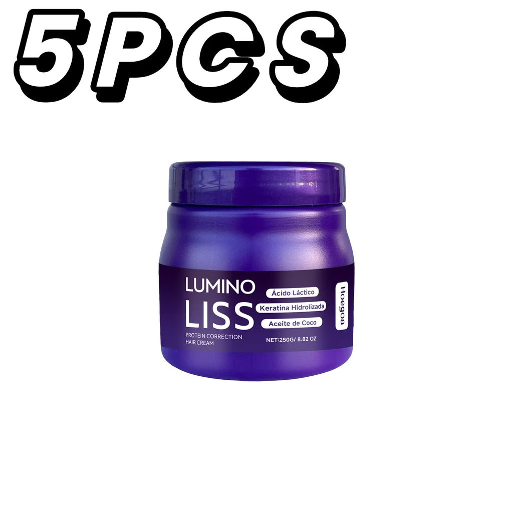 250g Keratin-Glättende Haarmaske Haare wiederherstellen, weicher machen, Glanz verleihen, Glätteisen Tiefenreparatur-Conditioner für trockenes, geschädigtes, krauses Haar