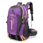 40L Wasserabweisender Reise-Rucksack Camping Wander Laptop Daypack Trekking Klettern Rucksäcke für Herren Damen Wanderausrüstung