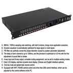 DP48X Professioneller Digital-Audioprozessor 4 Eingänge 8 Ausgänge Drive Rack Prozessor mit RIR DEQ 192KHZ Lautsprechermanagementsystem