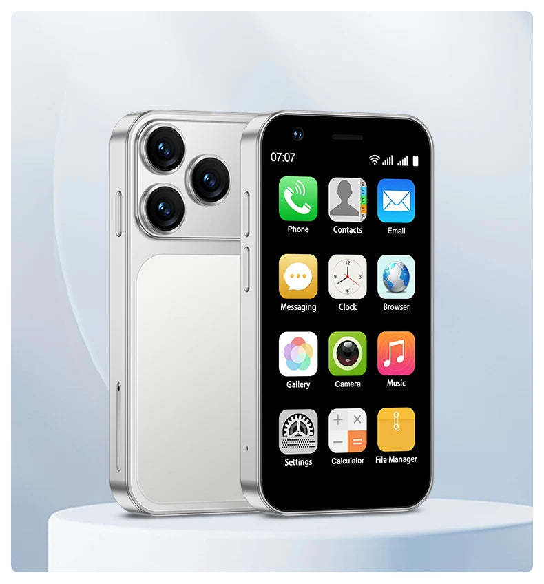 SERVO 18SE MINI Kleines Android Smartphone 3G WCDMA Dual SIM-Karte 2GB+16GB Play Store Wi-Fi Gesichtserkennung 3.0 Zoll Mini Smartphones