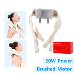 Foreverlily 26W Bürstenloser Motor Nacken- und Schultermassagegerät Kabelloses Nacken- und Rückenmassage-Schal Nackenmassager