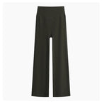 DRUR Damen High Waisted Capri 3/4 Yoga Leggings mit Bauchkontrolle Schlaghose für Fitnessstudio Laufen Tanz Sommer Neu