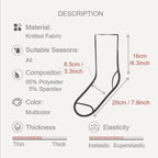 Herren-Crew-Socken, klassisch, Design mit Nummer 23, bequem, atmungsaktiv, feuchtigkeitsableitend