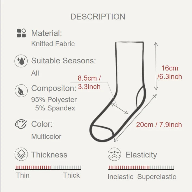 Herren-Crew-Socken, klassisch, Design mit Nummer 23, bequem, atmungsaktiv, feuchtigkeitsableitend