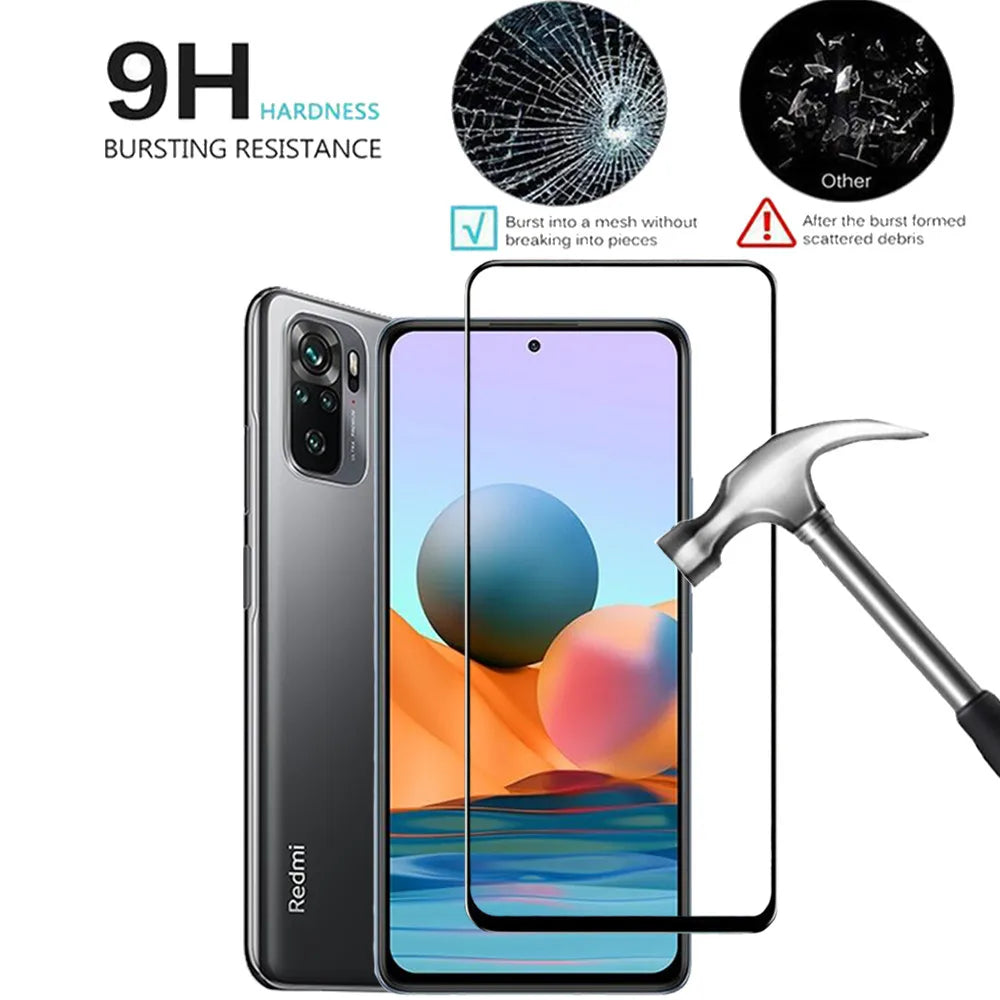 Pelicula, Front Tempered Glass Für Xiaomi Redmi Note 15 14 10 11 12 13 Pro 5G Displayschutzfolien Redmi Note 12S 11S 10S Panzerglas Note10 S Displayschutz Note11 gehärtetes Glas Redmi Note12 Pro Plus Kamerafolie