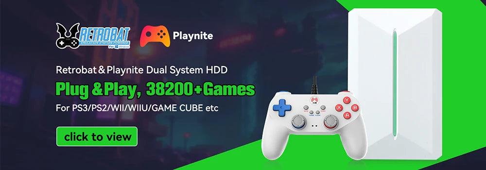 3760+ 3D/AAA-Spiele für PS4/PS3/PS2/Switch/WII/WIIU/N64/DC etc. Tragbare 500GB Launchbox Externe Gaming-Festplatte für Windows PC