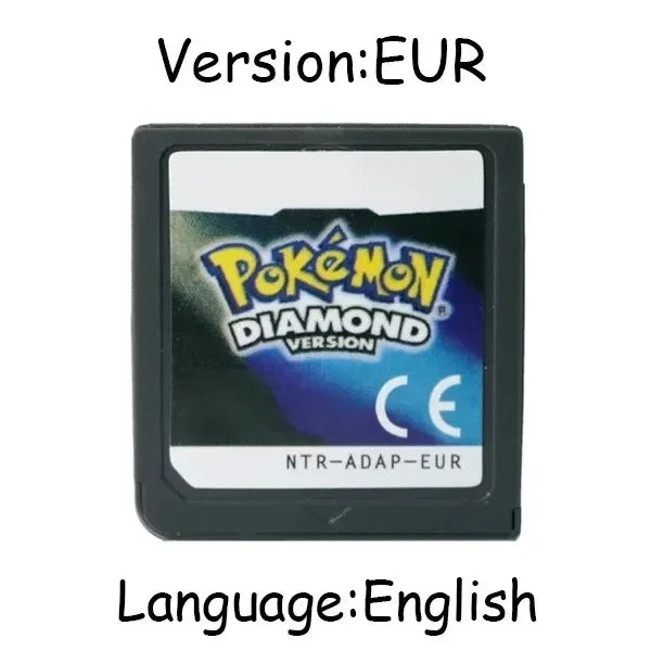 Pokemon Serie DS Spielmodul Videospielkonsole Karte HeartGold SoulSilver Diamond Platinum Pearl Mehrsprachig für NDS 3DS