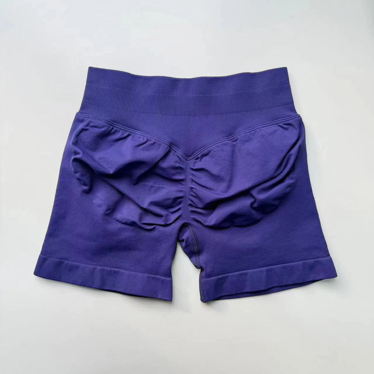 Impact Shorts 4.5" Nahtlos, hochelastisch, niedrig gerippter Bund, dezenter Po-Kontur-Shorts, Fitness Workout Yoga Gym Shorts