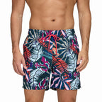 Escatch Schnelltrocknende Sommer Badeshorts für Herren, Beach Boardshorts, Badehosen für Männer, Schwimmhosen, Herren Sportbekleidung, Strandmode, Fitness Übergrößen