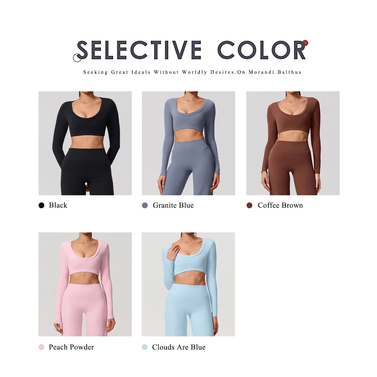 Neue Sommer Damen Rückenloses Langarm Yoga-Top Atmungsaktive weiche Sportbekleidung für Fitness-Training Bequeme Fitnesskleidung für Frauen