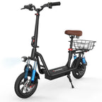 ISCOOTER i12 Elektroroller für Erwachsene 500W Motor E-Scooter 36V7.5AH Akku Elektroroller 12 Zoll Straßenreifen Elektroroller