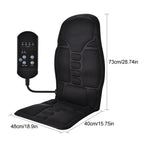 Massagesitzauflage Elektrisch Heizend Vibrationsmassage Nacken Rücken Körperkissen Massage für Auto Zuhause Lendenwirbelmatratze