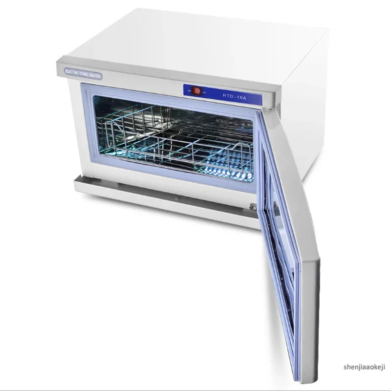 16L Handtuchwärmer Sterilisationsschrank mit UV-Desinfektion für Gesichtssalon Spa Handtuch Warmer Handtuchheizschrank Box 110V/220V