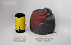AEGISMAX Wind Hard Dusk Upgrade 7D Nylon DWR 800FP Ultra Dry Daune Pro Ultraleichter Schlafsack für Camping und Wandern für Damen und Herren
