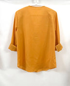2024 Qualität Heißer Verkauf Plus Size Tiefer V-Ausschnitt Damenbluse Chiffon Coole lockere Hemd Mode Freizeit Damen Tops Sexy Reißverschluss Pullover