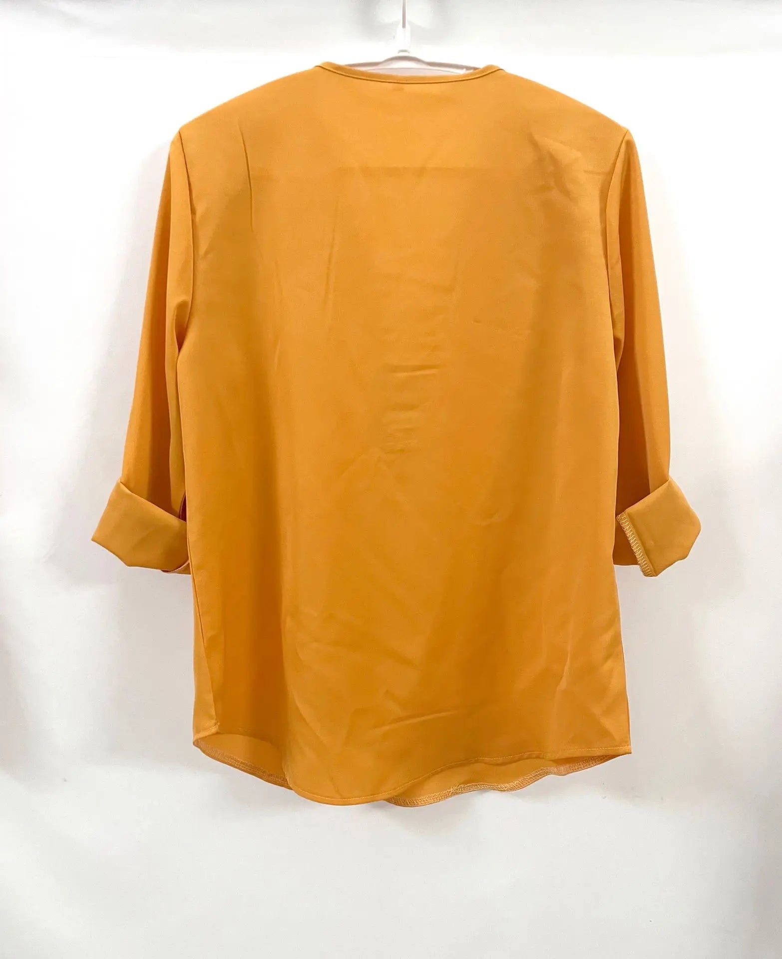 2024 Qualität Heißer Verkauf Plus Size Tiefer V-Ausschnitt Damenbluse Chiffon Coole lockere Hemd Mode Freizeit Damen Tops Sexy Reißverschluss Pullover