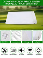 Caiton Golf Impact Screen – Geräuschlos, HD, Reißfest, Schwungtraining für Innen- und Außenbereich, Einfacher Aufbau, Schlagschutz, Verschiedene Größen