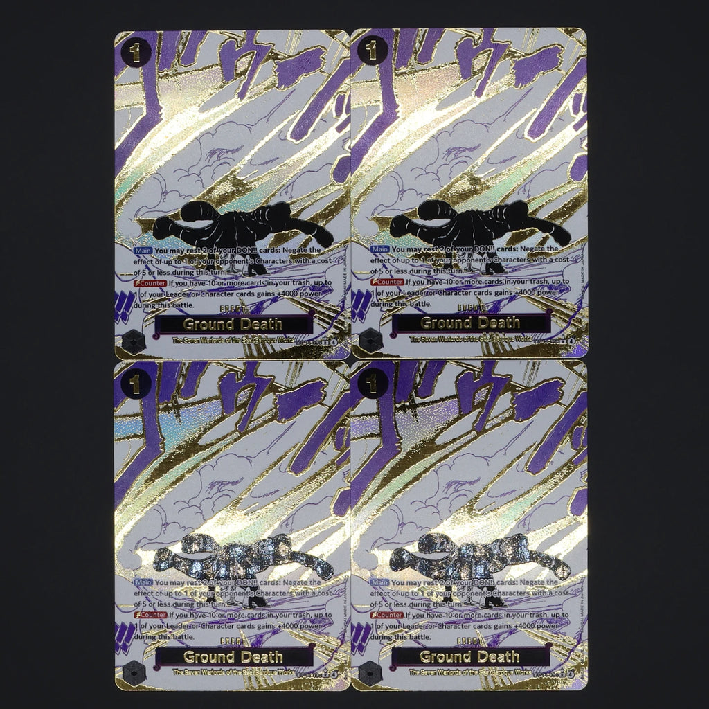 One Piece TCG OPCG English Manga Event Card Set Gear 2 DDM GGG Ground Death Frighten Me OP09 OP10 OP11 OP12 OP14 Goldprägung
