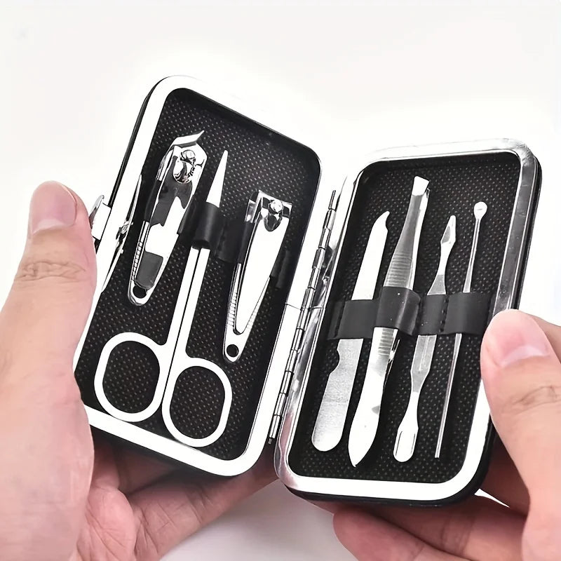 7-piece nail clipper set for home use, foot trimmer, beauty kit, nail clippers, nail tools, stainless steel nail clippers, packa