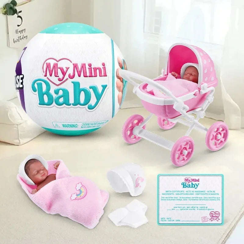 Zuru 5 Surprise My Mini Baby Miniatur-Babypuppen Sammelbares Überraschungs-Ei mit 12 verschiedenen Modellen, auf Lager, Spielzeuggeschenk für Kinder