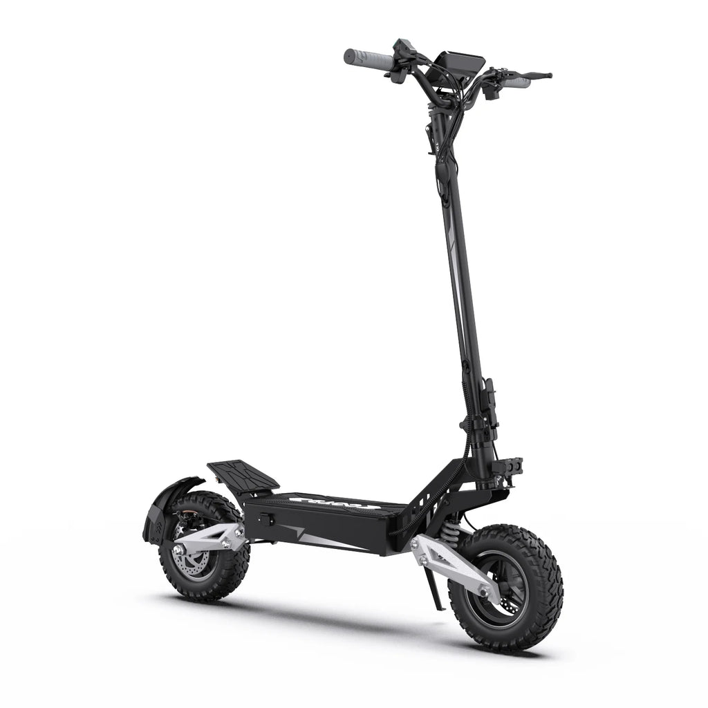 T10 Tragbarer E-Scooter 900W Spitzenleistung 48V 13.5/18 Ah Akku Elektroroller für Erwachsene 11 Zoll Offroad-Reifen Elektroroller
