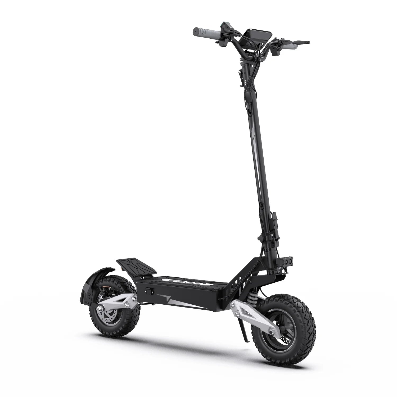 T10 Tragbarer E-Scooter 900W Spitzenleistung 48V 13.5/18 Ah Akku Elektroroller für Erwachsene 11 Zoll Offroad-Reifen Elektroroller