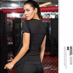 2023 Damen Yoga Tops schnelltrocknend Sport Top Fitness Damen Top Schwarz einfarbig ärmelloses Fitness Lauftop Gym T-Shirt