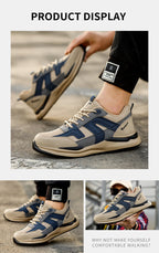 Sicherheitsschuhe Herren mit Stahlkappe Anti-Smash Arbeitsschuhe Sneaker Leicht Stichschutz Unzerstörbare Schuhe Dropshipping