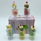 Auf Lager, neu: Mofusand Katze Pudding Kaltgetränk Anhänger Minifiguren Blind Box Anime Figuren Ornamente Puppen Geburtstags- und Weihnachtsgeschenke Spielzeug