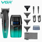 VGR Haarschneidemaschine Professionelle Haarschneidemaschine Gesichtsrasierer Friseurschere Barttrimmer Metalltrimmer für Herren V-003 V-906 V-308