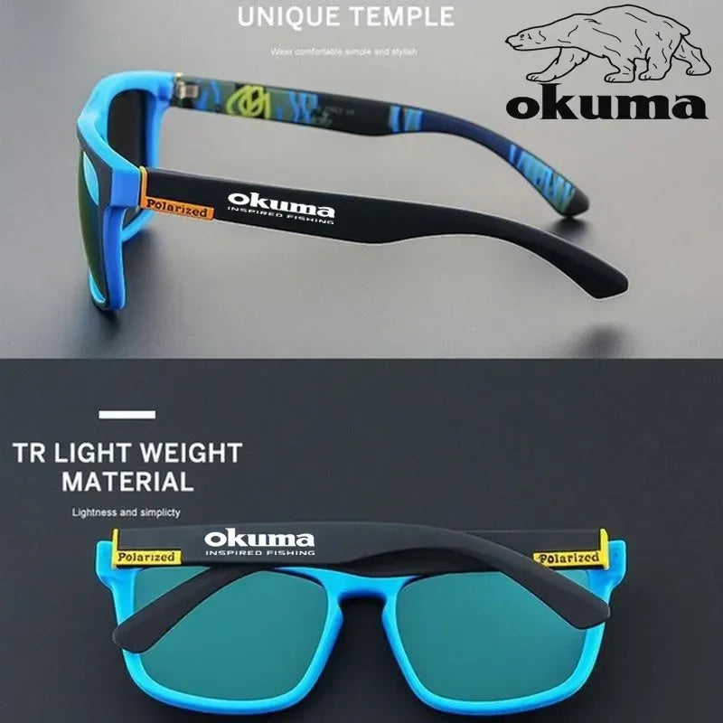 Okuma polarisierte Sonnenbrillen UV400 für Herren und Damen Outdoor-Jagd, Angeln, Autofahren, Radfahren, Sonnenbrillen, optionale Box