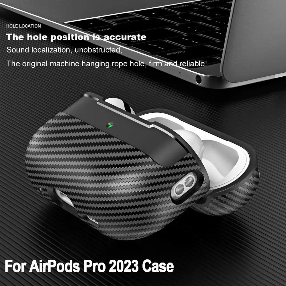 Carbon Fiber Case For AirPods Pro 2023 Wireless Earphone Case For AirPods Pro 2 3 1 Protective Cover For Air Pods Pro 2nd 3rd Hauptbild