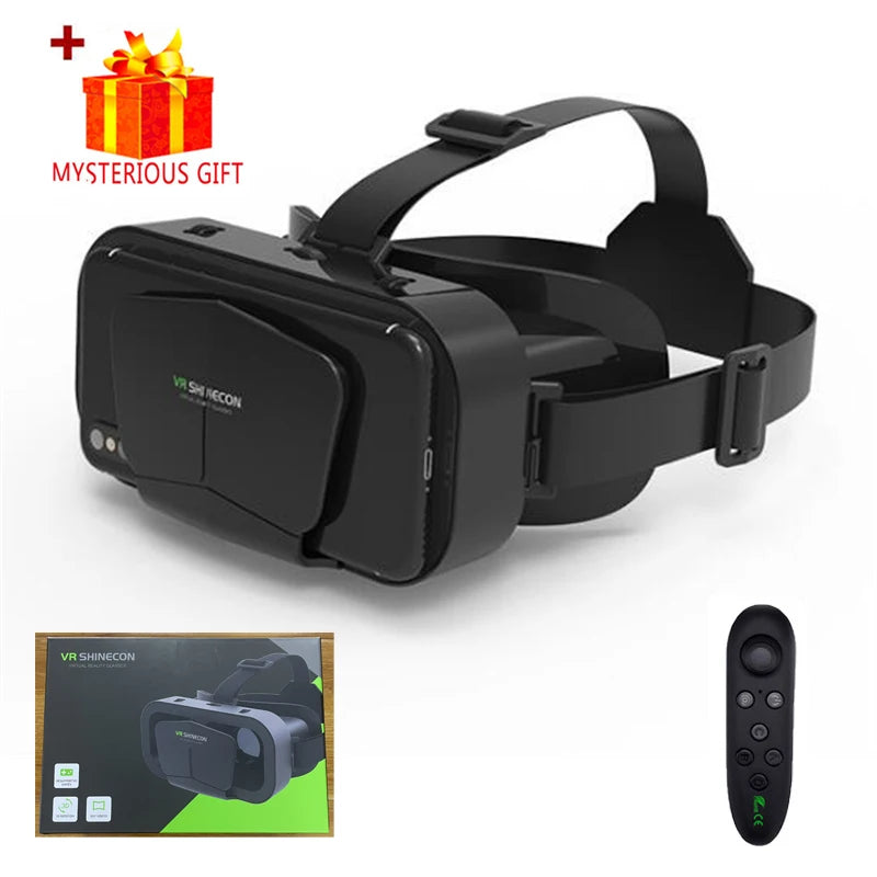 VR Brille 3D Virtual Reality Headset Geräte Helm Linsen Goggles Smart Für Smartphones Handy Mobil Spiel Viar Viewer Set