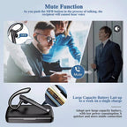 YYK-520 Kabellose Kopfhörer Business Bluetooth 5.3 Ohrhörer Freisprechanruf Mikrofon Geräuschunterdrückung Headset In-Ear-Kopfhörer zum Autofahren