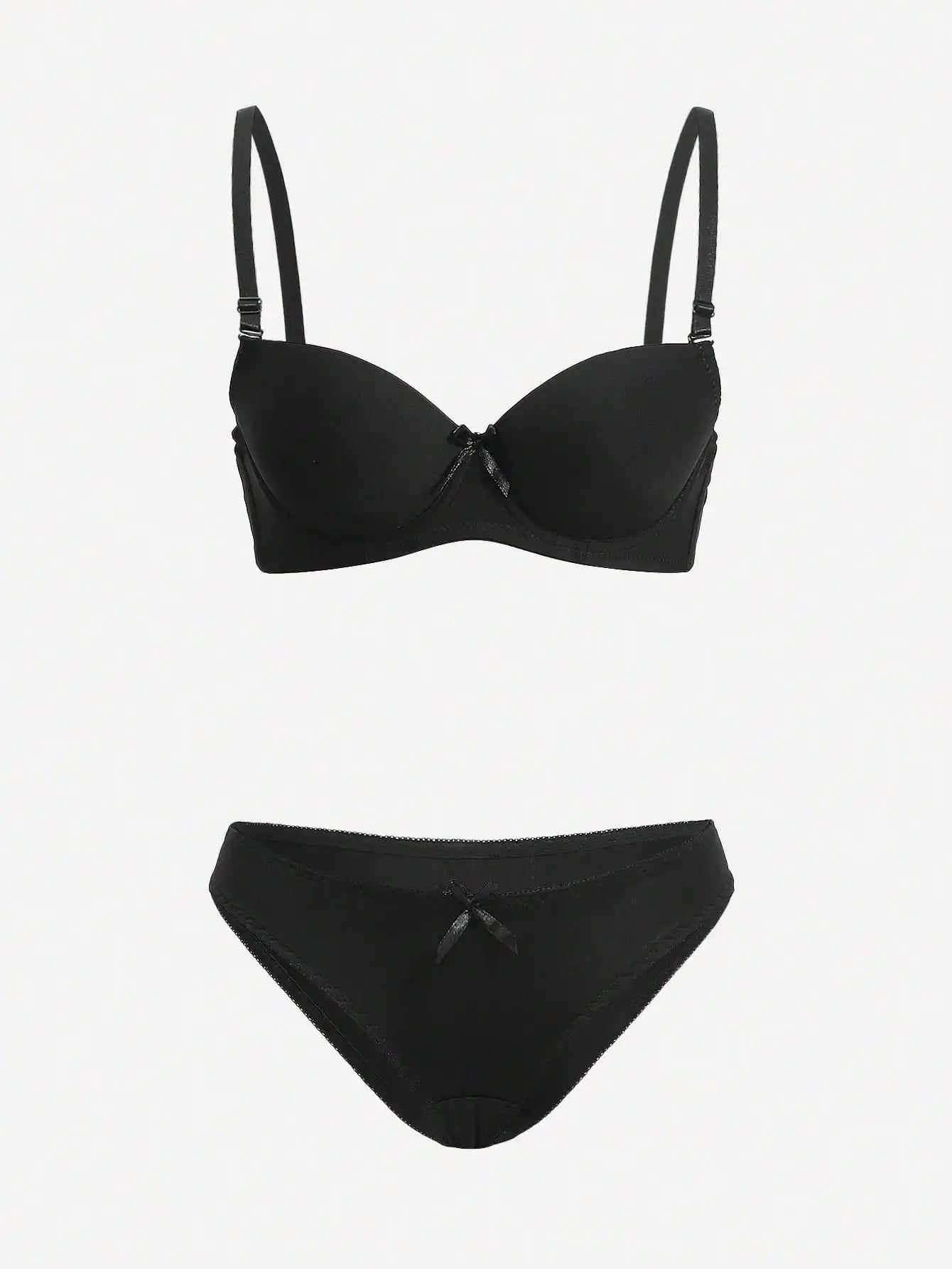 Hochwertiges sexy Dessous-Set für Damen aus Spitze mit Schnürung und Bügel-Push-up, 2-teiliges Set für den täglichen Gebrauch, Unterwäsche-Set A2127