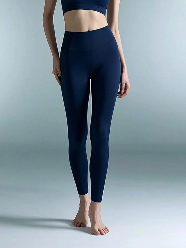 Sommerschlussverkauf High-Waist Yoga-Hose – 4-Wege-Stretch schnelltrocknende Leggings für Laufen Radfahren Fitnessstudio-Training
