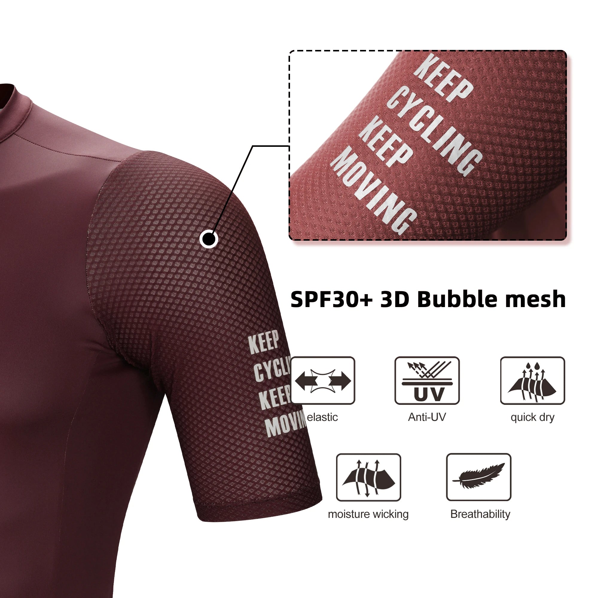 DAREVIE Radtrikot Kleine Größe SPF 50+ Trainingsniveau Herren Damen Langarm Radtrikot Atmungsaktives Herren Radtrikot