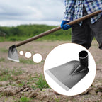 Gartenhacke Manganstahl Gartenhacke zum Jäten Hochleistungs-Handwerkzeuge Ersatzteile Grabkultivator zum Lockern von Land