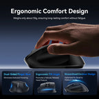 Vention Kabellose Bluetooth 5.1 Maus USB 2.4G Dual-Mode Ergonomische 4000 DPI Stille 6-Tasten-Maus für MacBook Tablet Laptop PC Mäuse