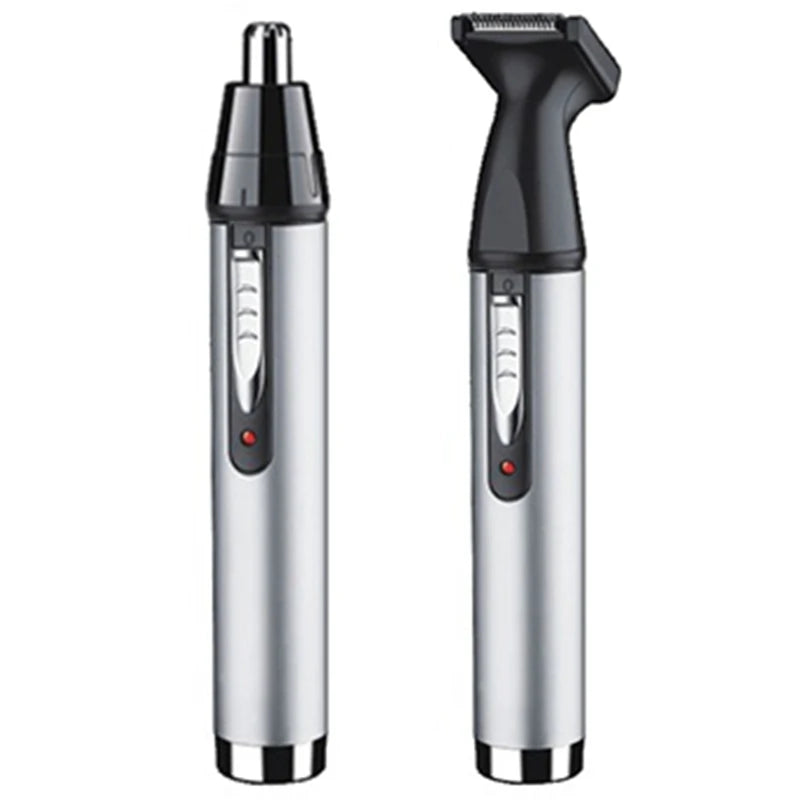 Kemei 4-in-1 Pflegeset Nasentrimmer Barttrimmer für Herren Elektrischer Augenbrauen- und Nasenhaartrimmer Nasen- und Ohrenmaschine wiederaufladbar