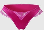 Sexy französisches Satin-Spitzen-Dessous-Set für Damen mit großer Oberweite, transparenter, schmaler Brustbereich, ultra-dünnes Sommer-BH-Set mit kleinen Cups, S-XL
